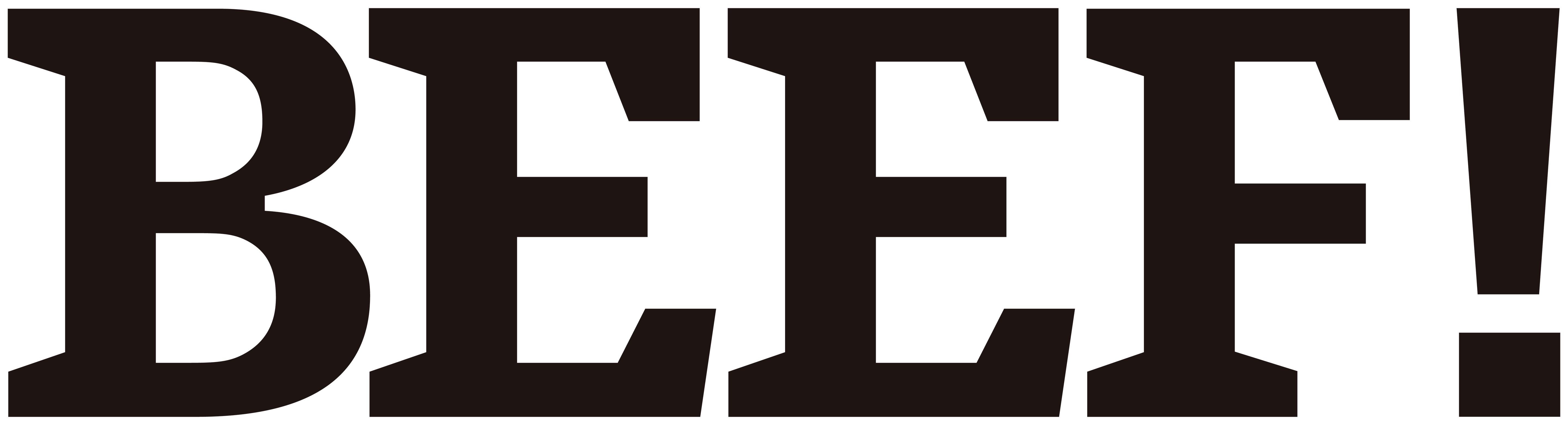 Beef Logo schwarz