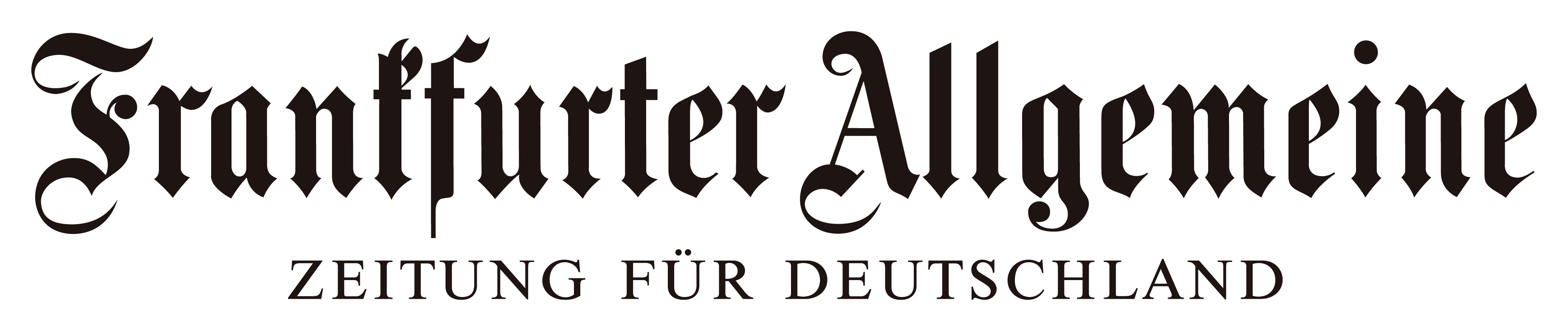 Frankfurter Allgemeine Logo schwarz