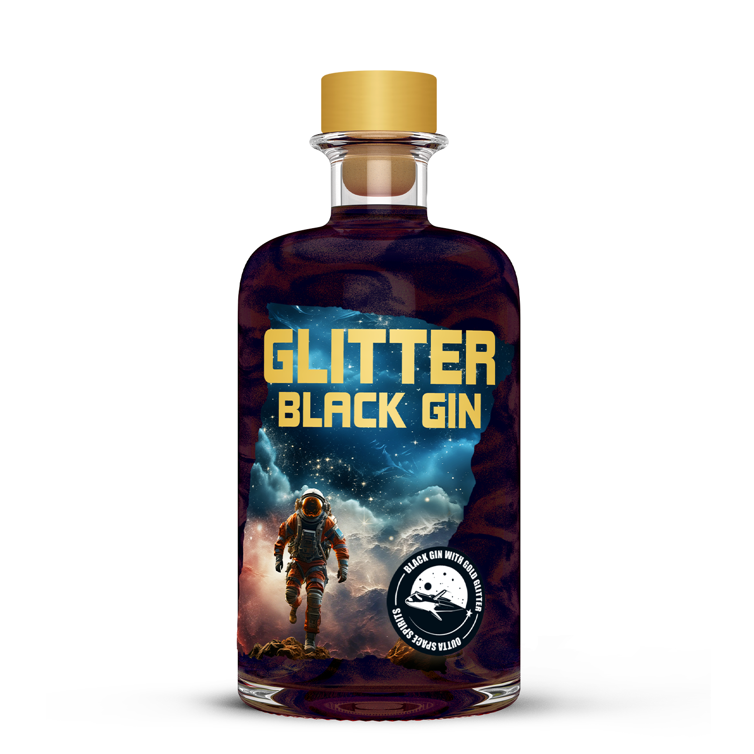 Glitter Black Gin