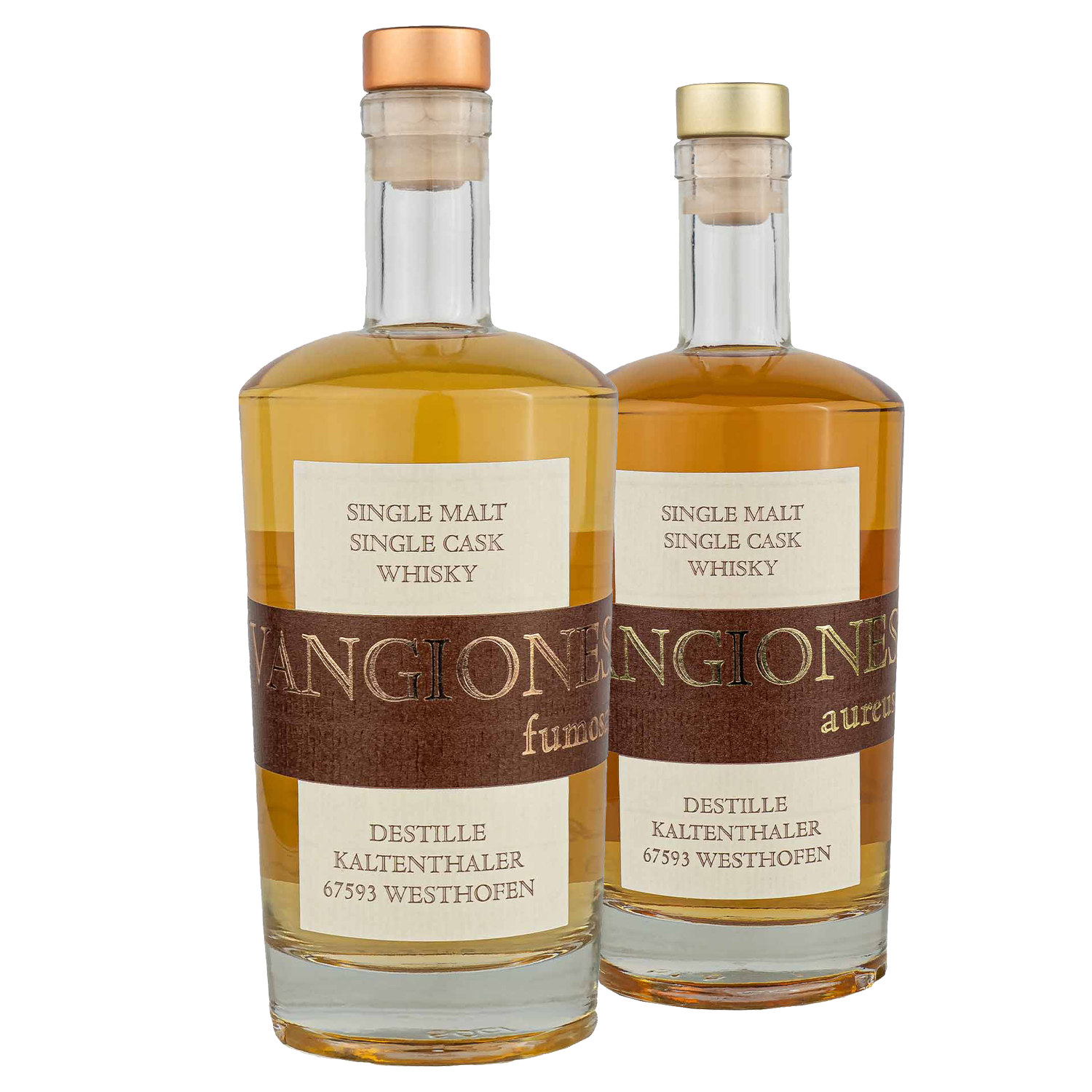 Whisky Bundle, Single Malt, Single Cask Whiskey, Fumes & Aureus von der Destille Kaltenthaler