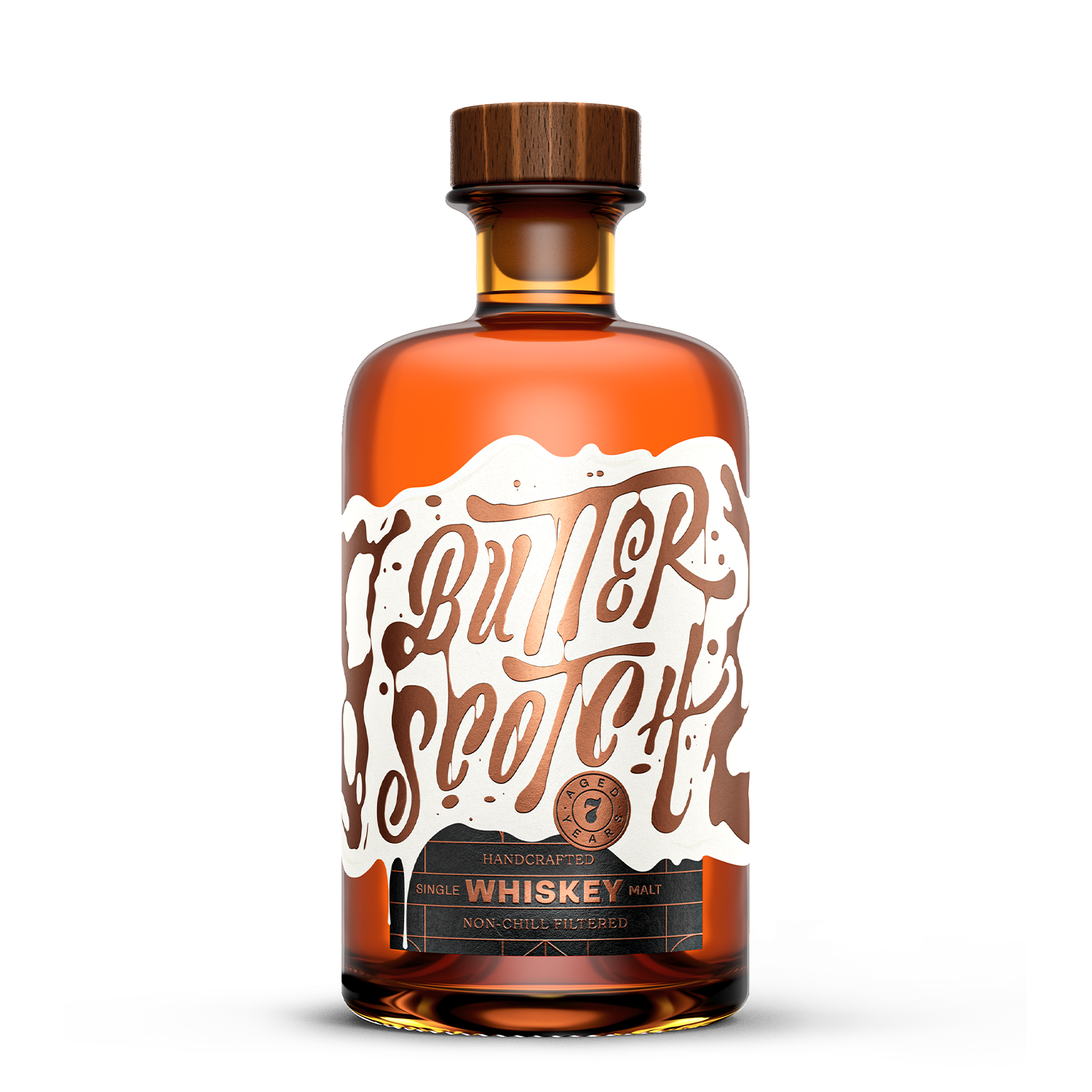 Butterscotch Single Malt Whiskey, 7 Jahre gereift, 43% Vol.