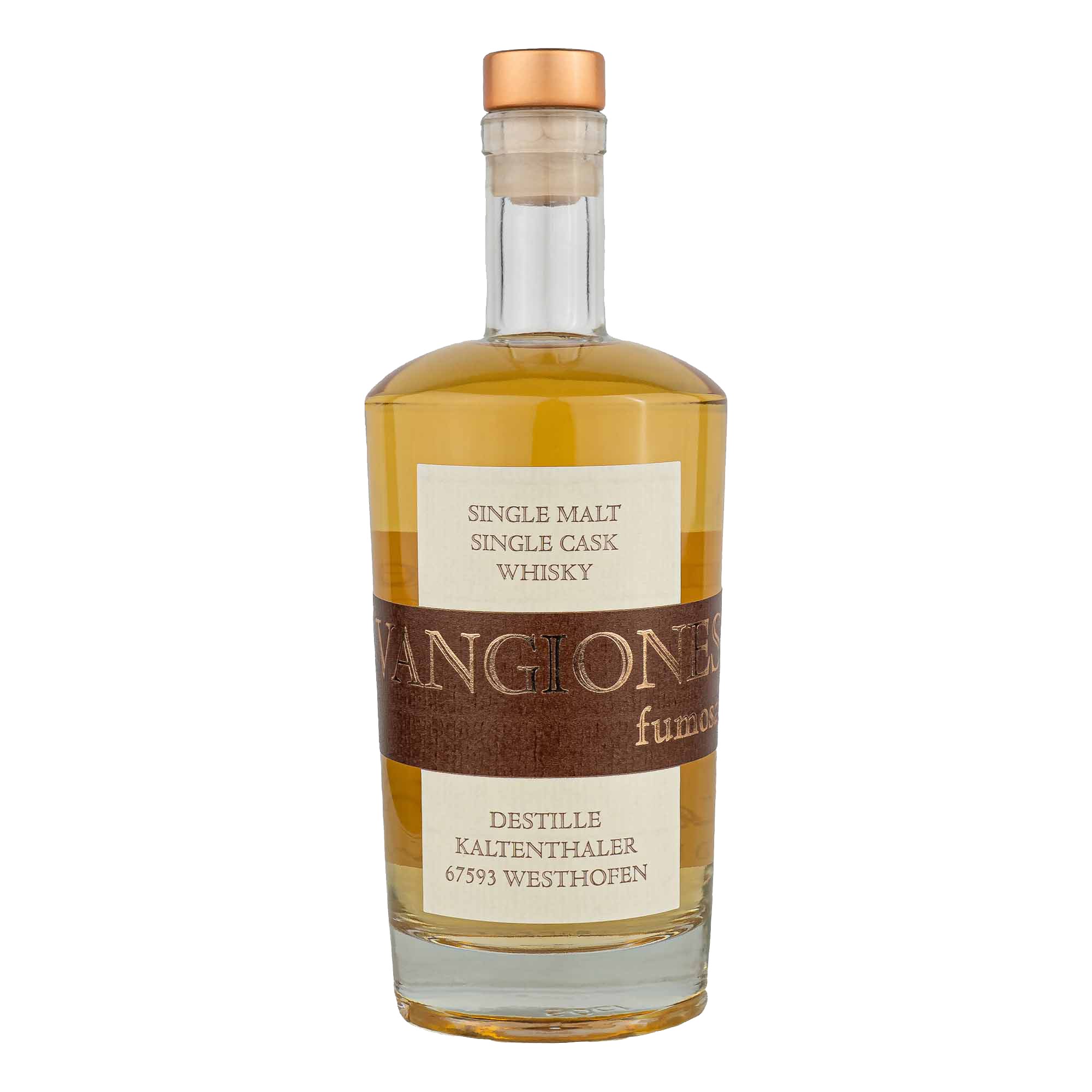 Vangiones fumosa Whisky, Destille Kaltenthaler Single malt, Singla Cask Whisky