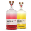 Momotaro Zebu Bundle, Momotaro Akainu und Kizaru, 2 mal 0,5l Gin, mit japanischen Botanicals, rotes und gelbes Flaschendesign mit japanischem Flair